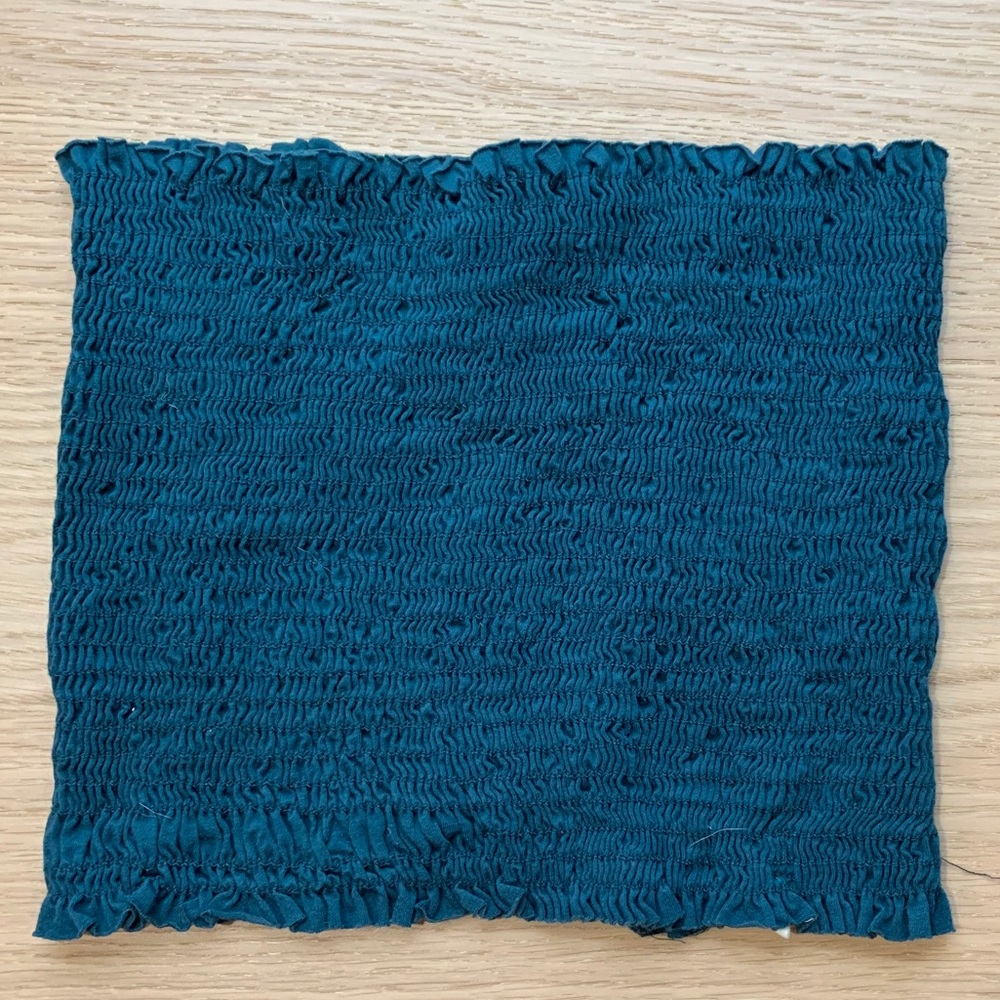 Blue tube top
